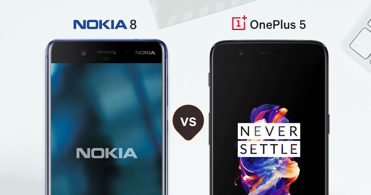 nokia 8vs OnePlus 5