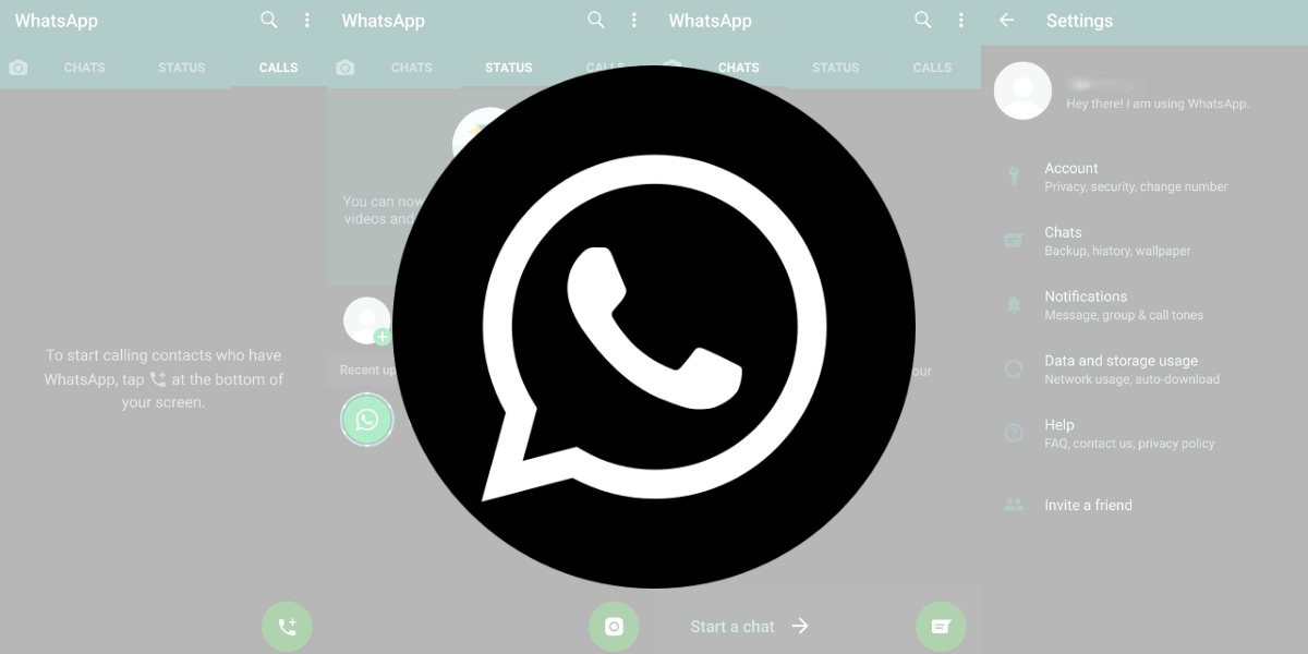 Steps to activate whatsapp dark mode