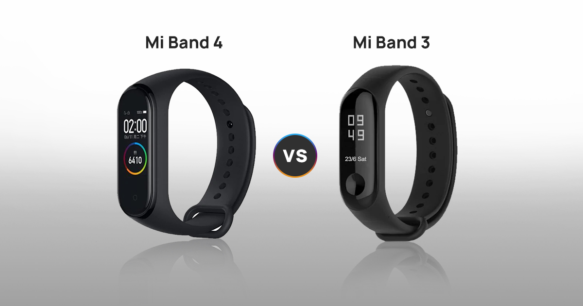 Mi Band 4 vs Mi Band 3