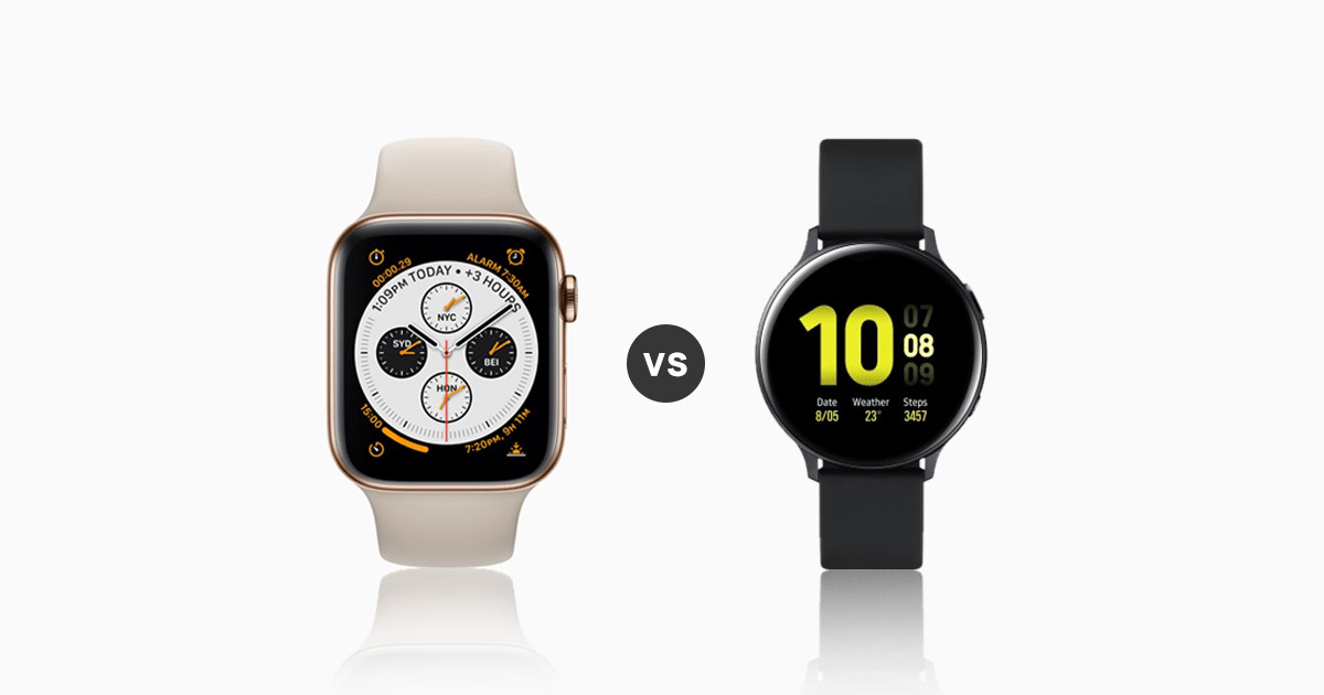 Galaxy Active 2 vs Apple Series 4