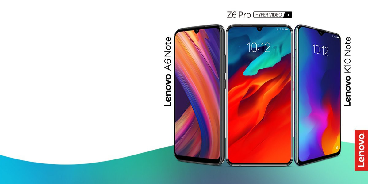 Lenovo Z6 Pro, Lenovo A6 Note and Lenovo K10 Note launched in India
