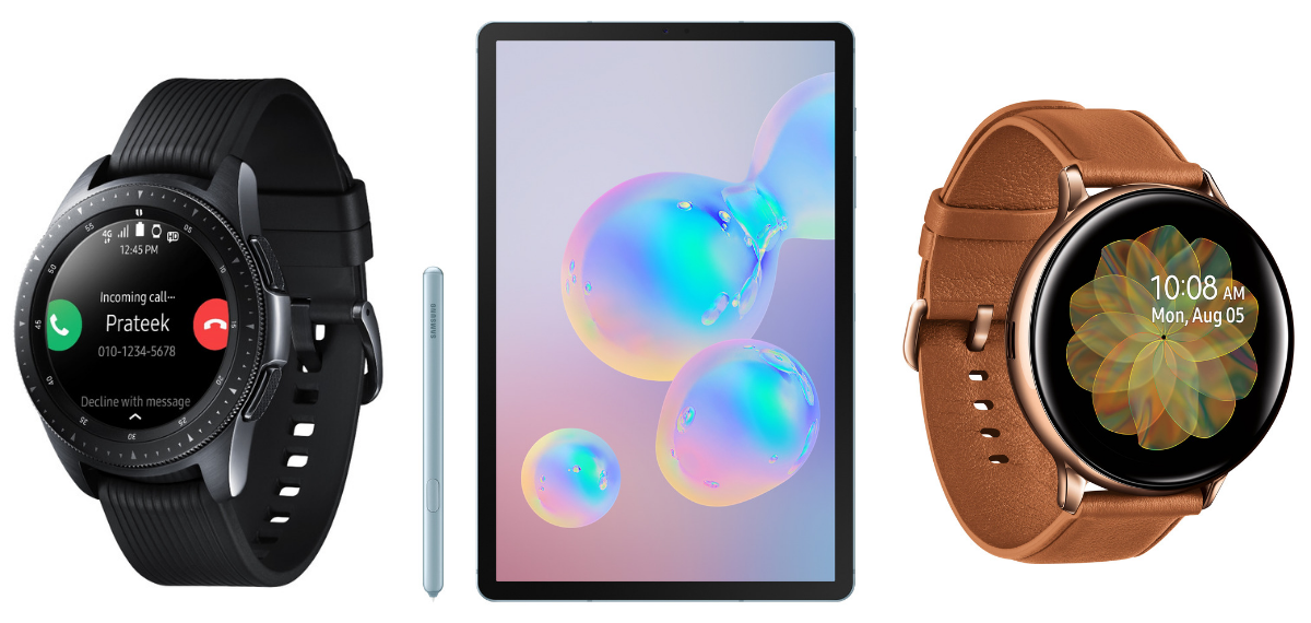 Samsung Galaxy Tab S6, Watch Active2 and Watch 4G
