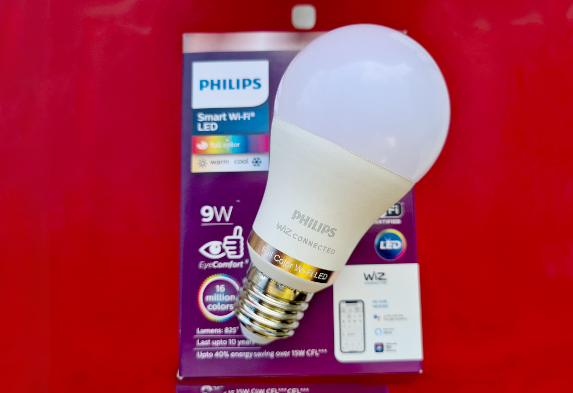 les Overleven Inconsistent Philips Smart Wi-Fi LED Bulb 9-Watt Wiz Review and FAQs - Smartprix.com