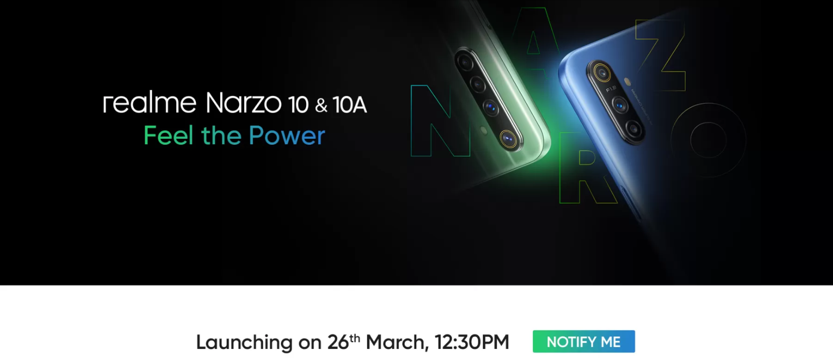 Realme Narzo to debut on March 26