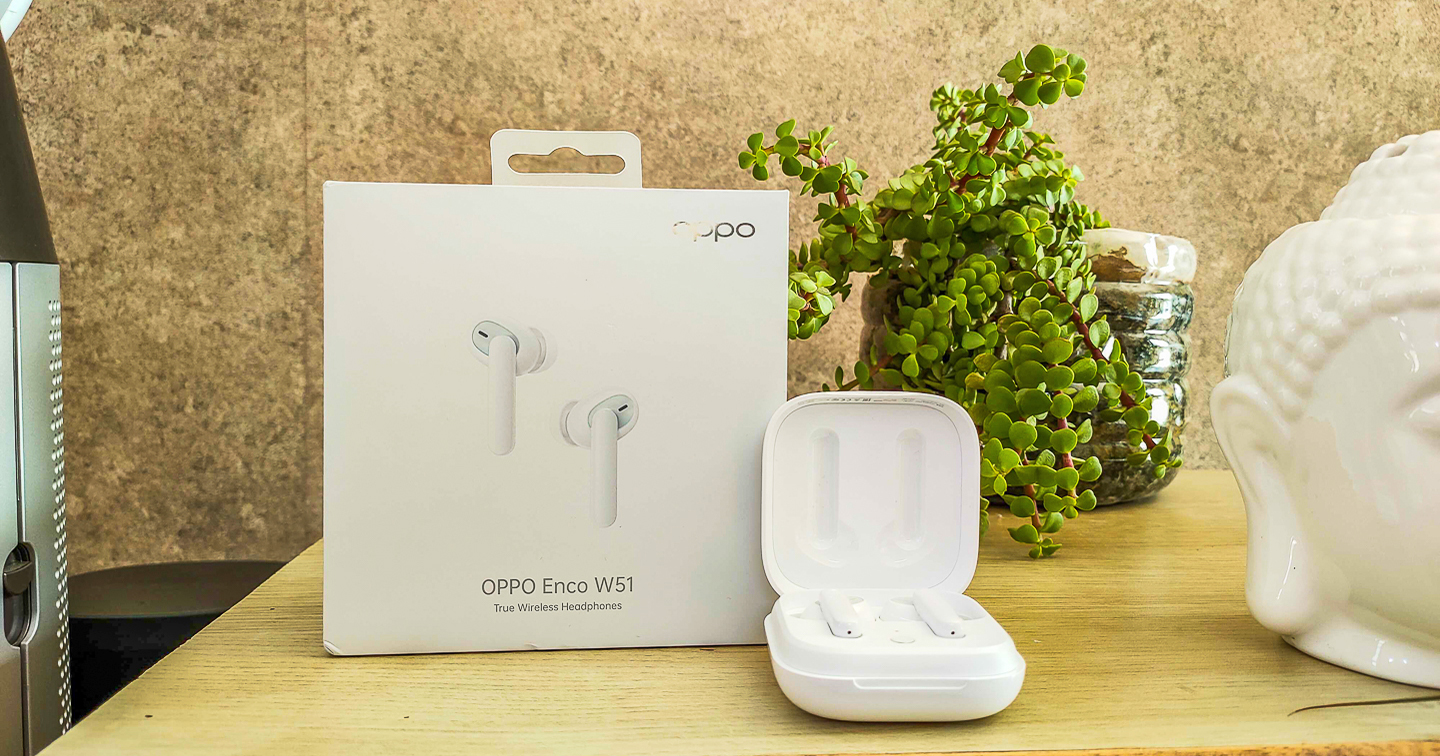 Oppo enco w51 is a true cheap wireless earbuds featuring bluetooth 5.0 & anc