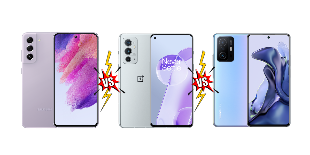 Galaxy S21 FE vs Xiaomi 11T Pro: celular top acessível mais