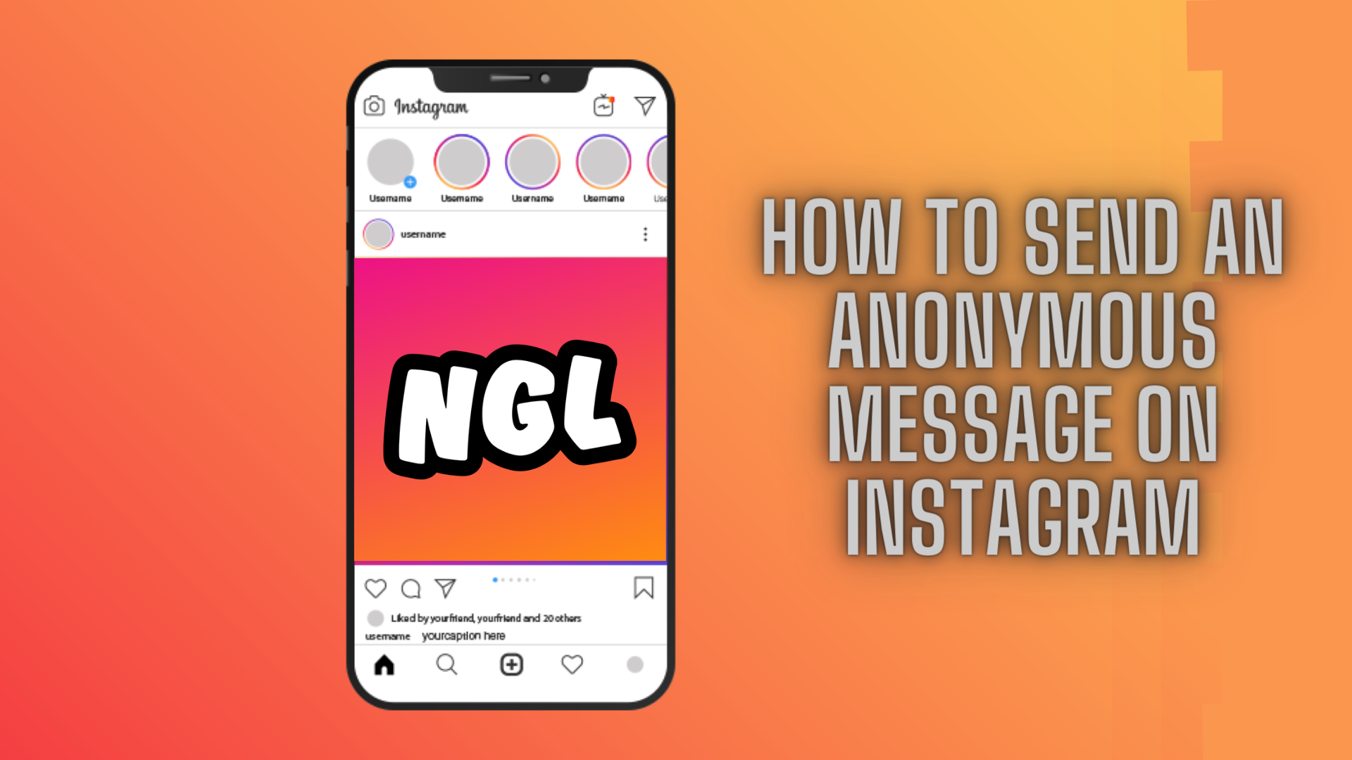 How to send an anonymous message on Instagram