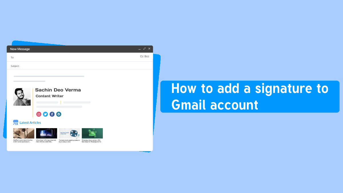 Gmail signature how to create a signature for every email on your