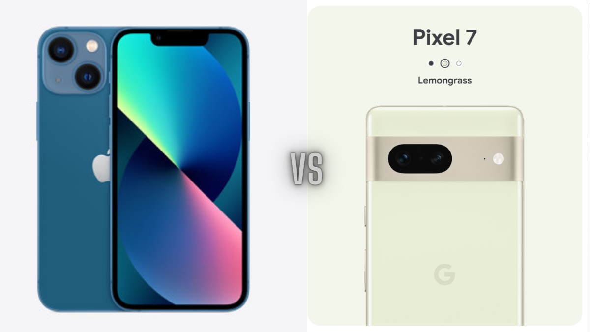 iPhone 13 vs Google Pixel 7