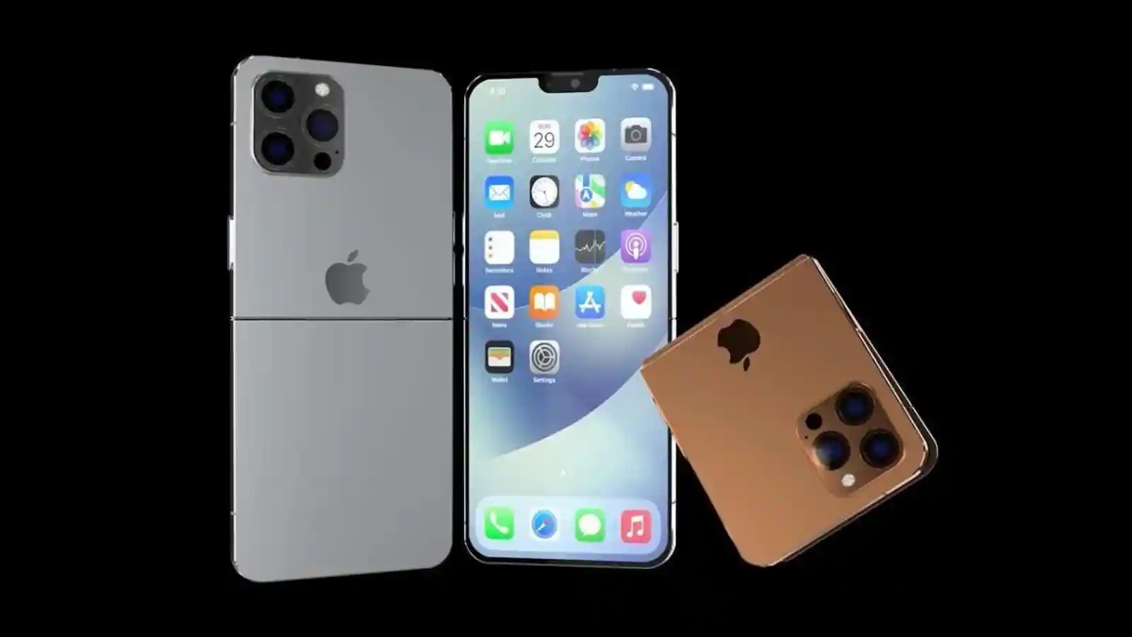 Foldable iPhones