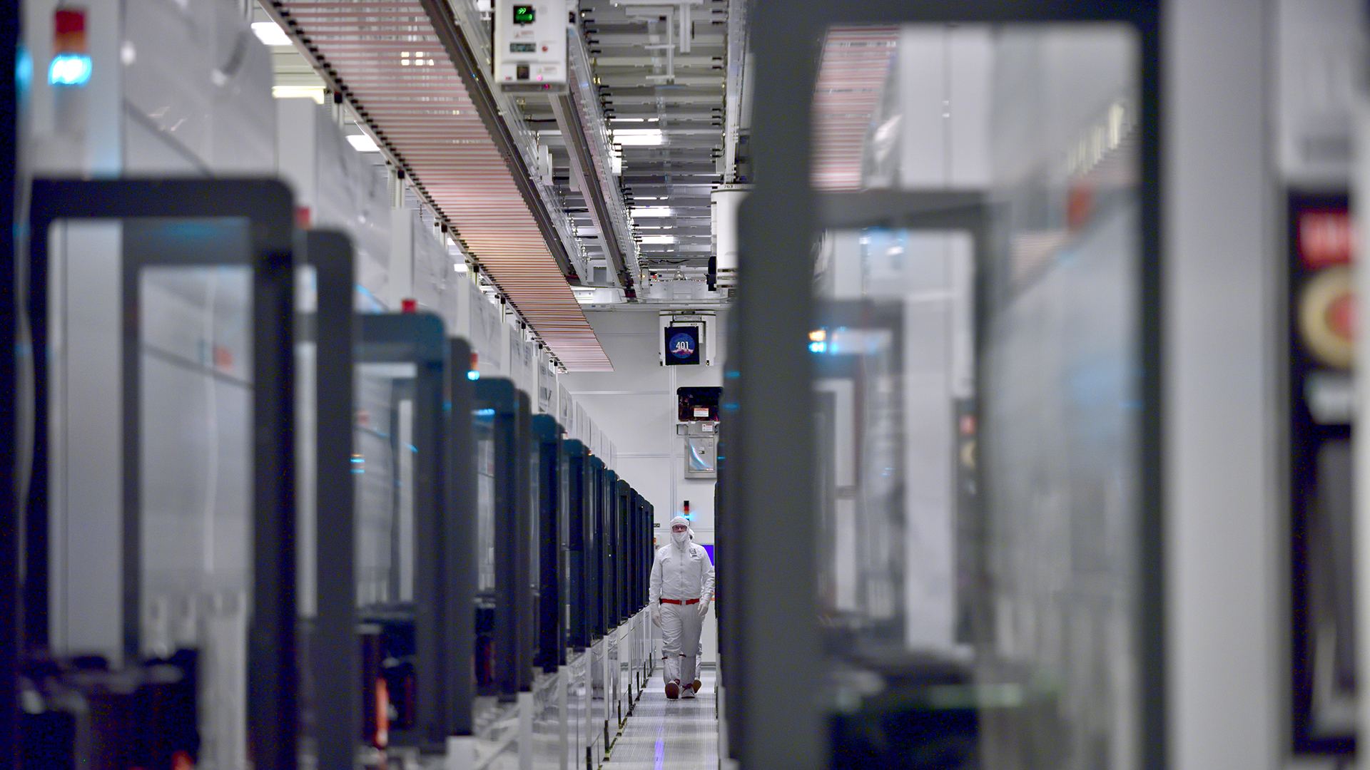 Intel production and cleanroom facilities