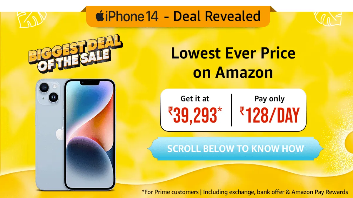 Amazon iPhone 14 deal