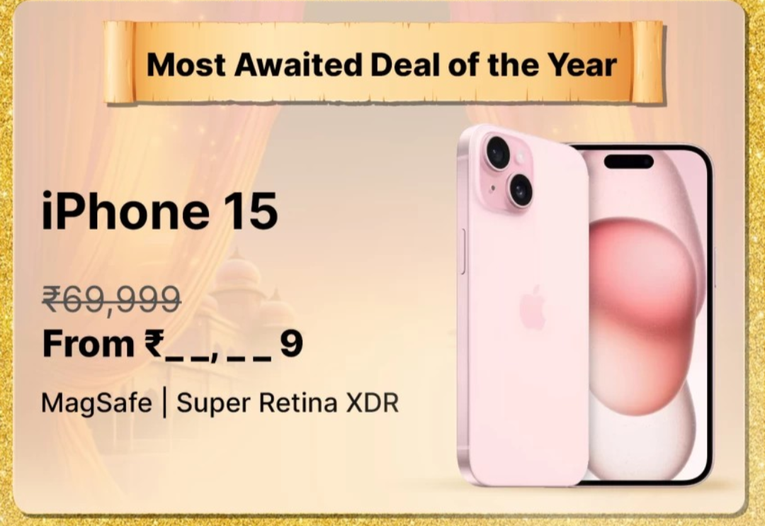 iphone 15 lowest price in flipkart big billion days